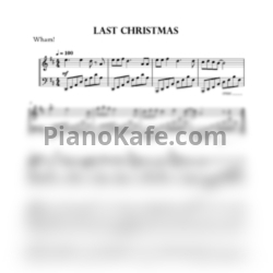 Ноты Wham! - Last Christmas (Piano cover) - предпросмотр
