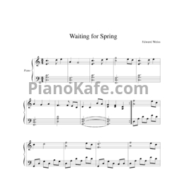 Ноты Edward Weiss - Waiting for Spring - предпросмотр