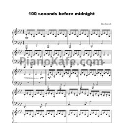 Ноты Dee Bayash - 100 seconds before midnight - предпросмотр
