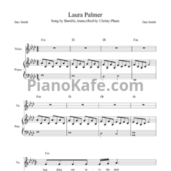 Ноты Bastille - Laura Palmer - предпросмотр