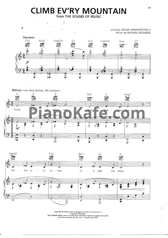 Ноты Richard Rodgers - Climb ev'ry mountain
