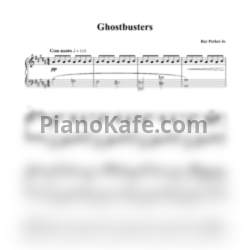 Ноты Elmer Bernstein - Ghostbusters - предпросмотр