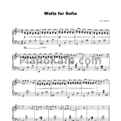 Ноты Dee Bayash - Waltz for Sofia - предпросмотр