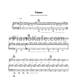 Ноты Bastille - Flaws - предпросмотр