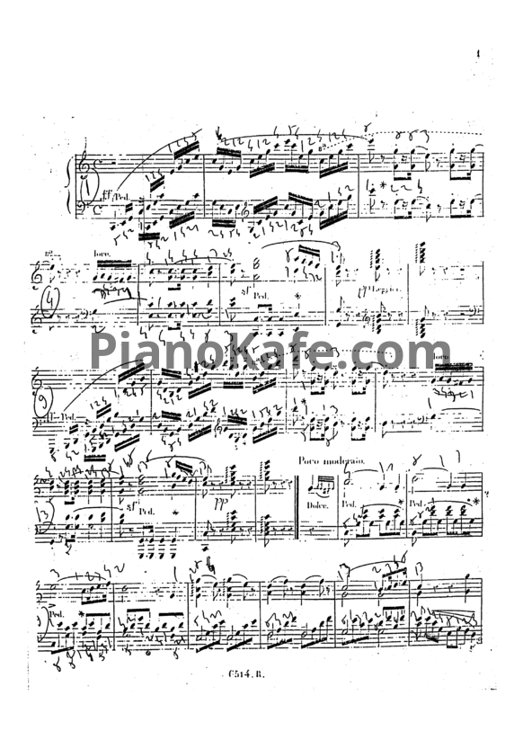 Ноты К. Черни - Fantasie Brillante sur des motifs d'opera