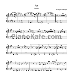 Ноты Bastille - Joy - предпросмотр