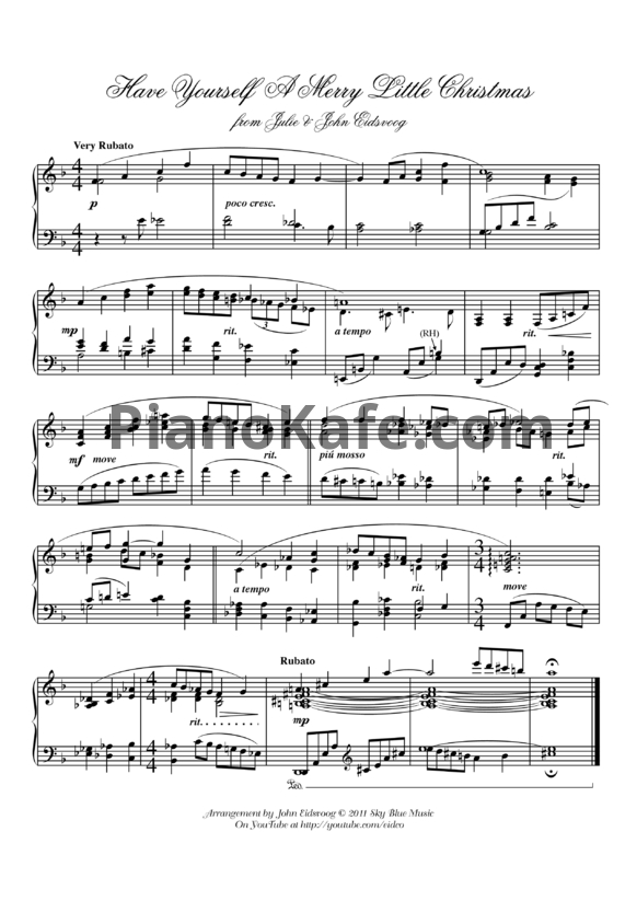 Ноты Frank Sinatra - Have Yourself a Merry Little Christmas