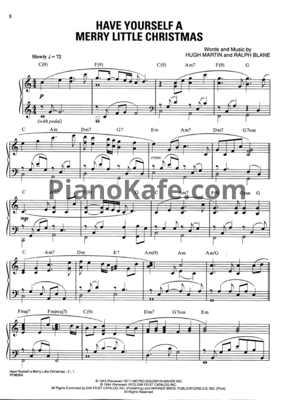 Ноты John Legend feat. Esperanza Spalding - Have yourself a Merry little Christmas