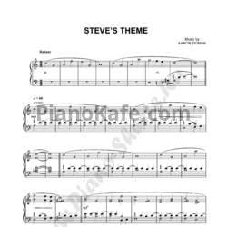 Ноты Aaron Zigman - Steve's theme - предпросмотр
