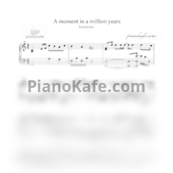 Ноты Scorpions - A moment in a million years - предпросмотр