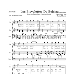 Ноты Engelbert Humperdinck - Les Bicyclettes De Belsize - предпросмотр