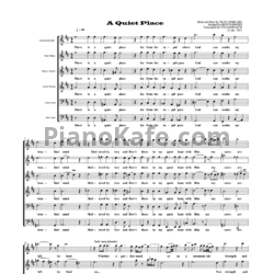 Ноты Take 6 - A quiet place (Arranged By MERVYN WARREN) - предпросмотр