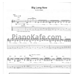 Ноты Nirvana - Big long now (Guitar tabs) - предпросмотр