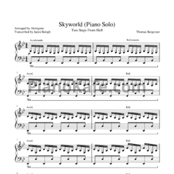 Ноты Two Steps From Hell - Skyworld - предпросмотр