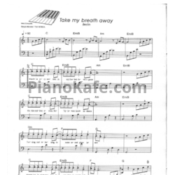 Sheets Berlin - Take my breath away (Piano solo) - preview