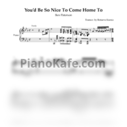 Ноты Ben Paterson - You’d be so nice to come home to - предпросмотр