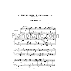 Ноты Peter Cavallo - Un dernier adieu à l'année qui s'en va!, Op. 53 - предпросмотр