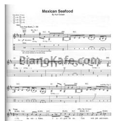 Ноты Nirvana - Mexican seafood (Guitar tabs) - предпросмотр