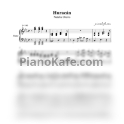 Ноты Natalia Oreiro - Huracán - предпросмотр