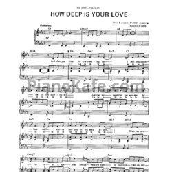 Sheets Bee Gees - How deep is your love - preview
