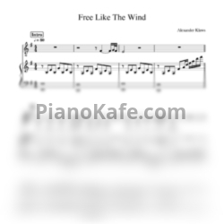 Ноты Alexander Klaw - Free like the wind - предпросмотр
