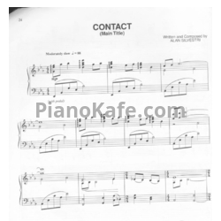 Ноты Alan Silvestri - Contact (Main title) - предпросмотр