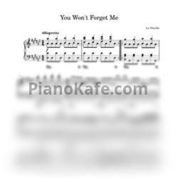 Ноты La Bouche - You won't forget me - предпросмотр
