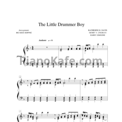 Ноты Katherine K. Davis - The little drummer boy - предпросмотр