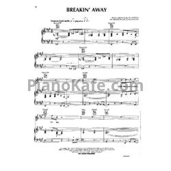 Ноты Al Jarreau - Breakin away - предпросмотр