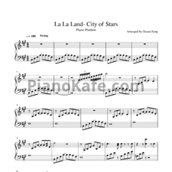 Ноты Ryan Gosling and Emma Stone - City of stars - предпросмотр