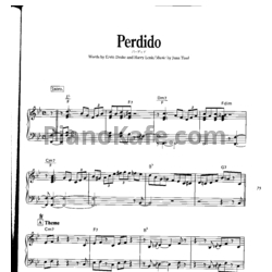 Ноты Red Garland - Perdido - предпросмотр