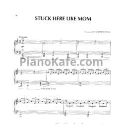 Ноты Carter Burwell - Stuck here like mom - предпросмотр