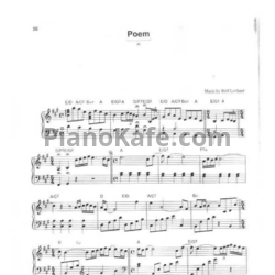 Ноты Secret Garden - Poeme (Piano solo) - предпросмотр