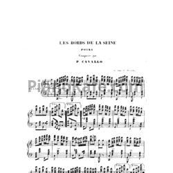 Ноты Peter Cavallo - Les bords de la Seine, Op.12 - предпросмотр