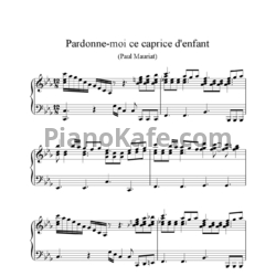 Ноты Paul Mauriat - Pardonne-moi ce caprice d'enfant - предпросмотр