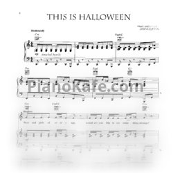 Ноты Panic at the Disco - This is Halloween - предпросмотр