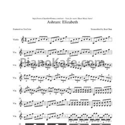 Ноты Ashram - Elizabeth - предпросмотр