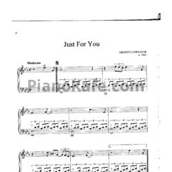 Ноты Ernesto Cortazar - Just for you (Книга нот) - предпросмотр