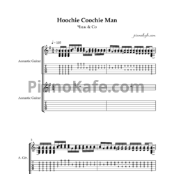 Ноты Чиж & Co - Hoochie Coochie Man (Табы для 2 гитар) - предпросмотр