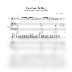 Ноты Dead by April - Heartbeat (Cinematic version) - предпросмотр