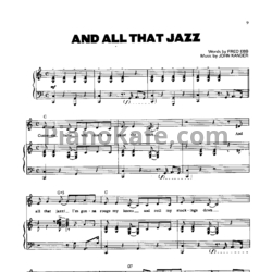 Ноты John Kander - And all that jazz - предпросмотр