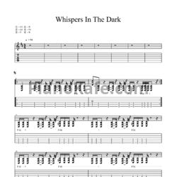 Ноты Skillet - Whispers in the dark - предпросмотр