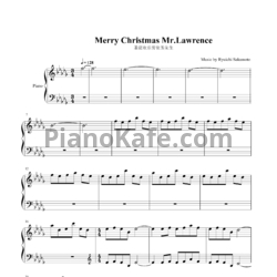 Ноты Hikaru Utada - Merry Christmas Mr. Lawrence - предпросмотр