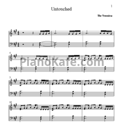 Ноты The Veronicas - Untouched - предпросмотр