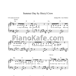Ноты Sheryl Crow - Summer day - предпросмотр