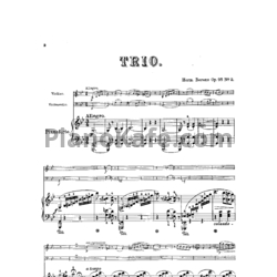 Ноты Г. Беренс - Трио (Op. 95, №2) - предпросмотр
