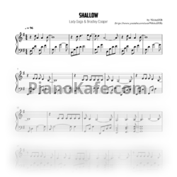 Ноты Lady Gaga feat. Bradley Cooper - Shallow (NikitaSXB cover) - предпросмотр