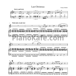Sheets George Michael - Last Christmas - preview