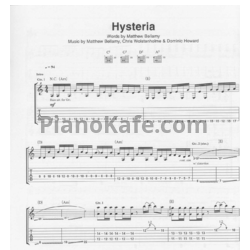 Ноты Muse - Hysteria - предпросмотр