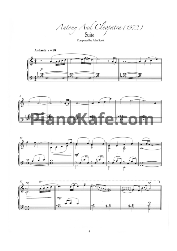Ноты Shakespeare: The music
